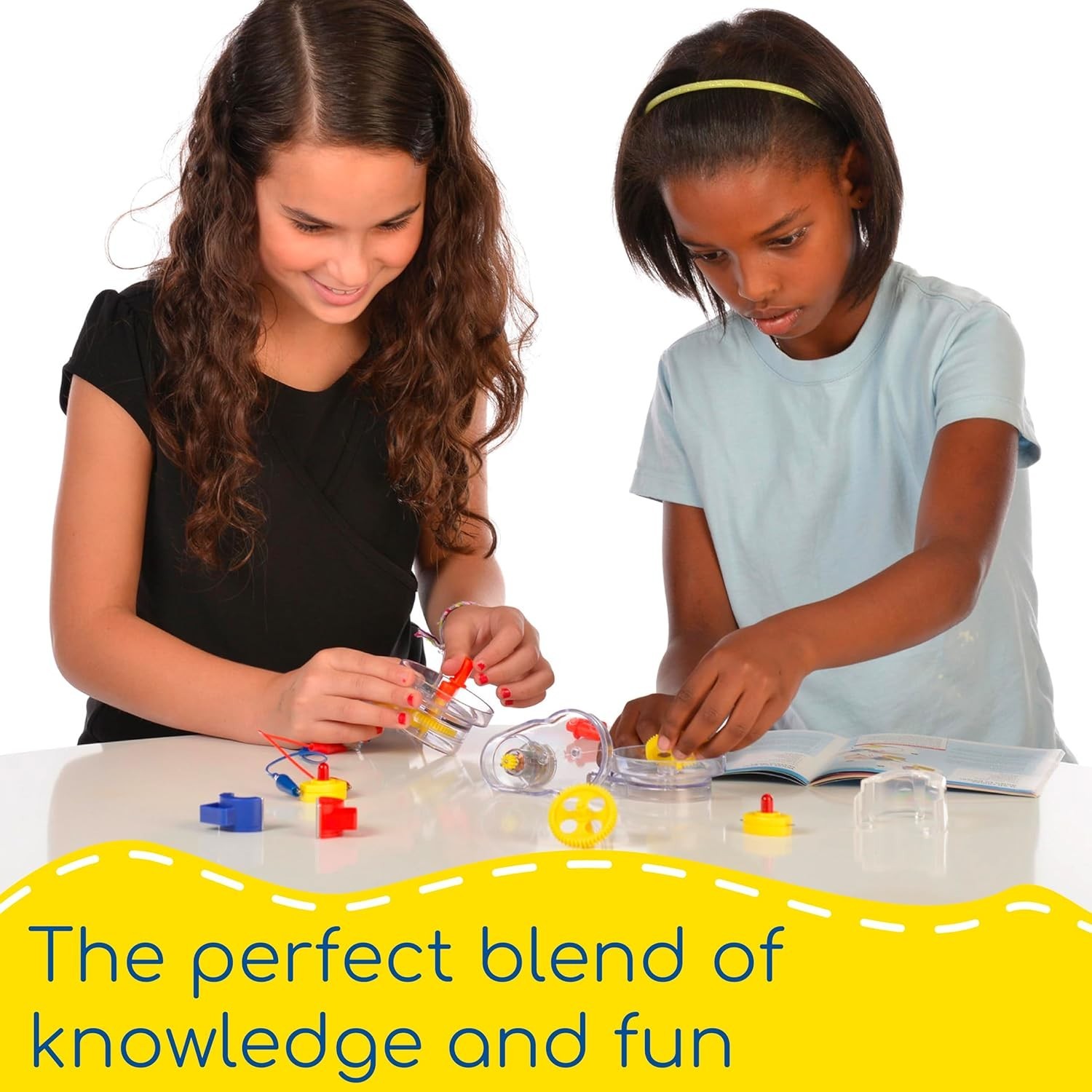 Electric Motor & Generator STEM Kit for Kids Ages 8+ | 25 Experiments with Co…