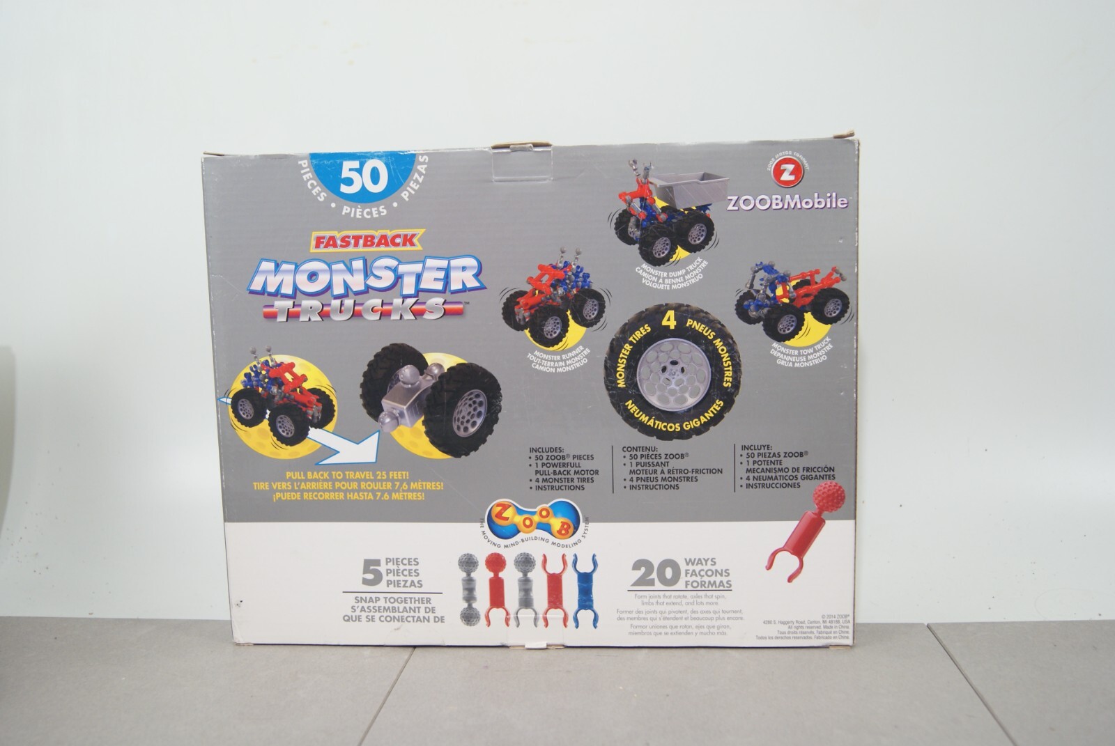 New – ZOOBMobile Fastback Monster Trucks
