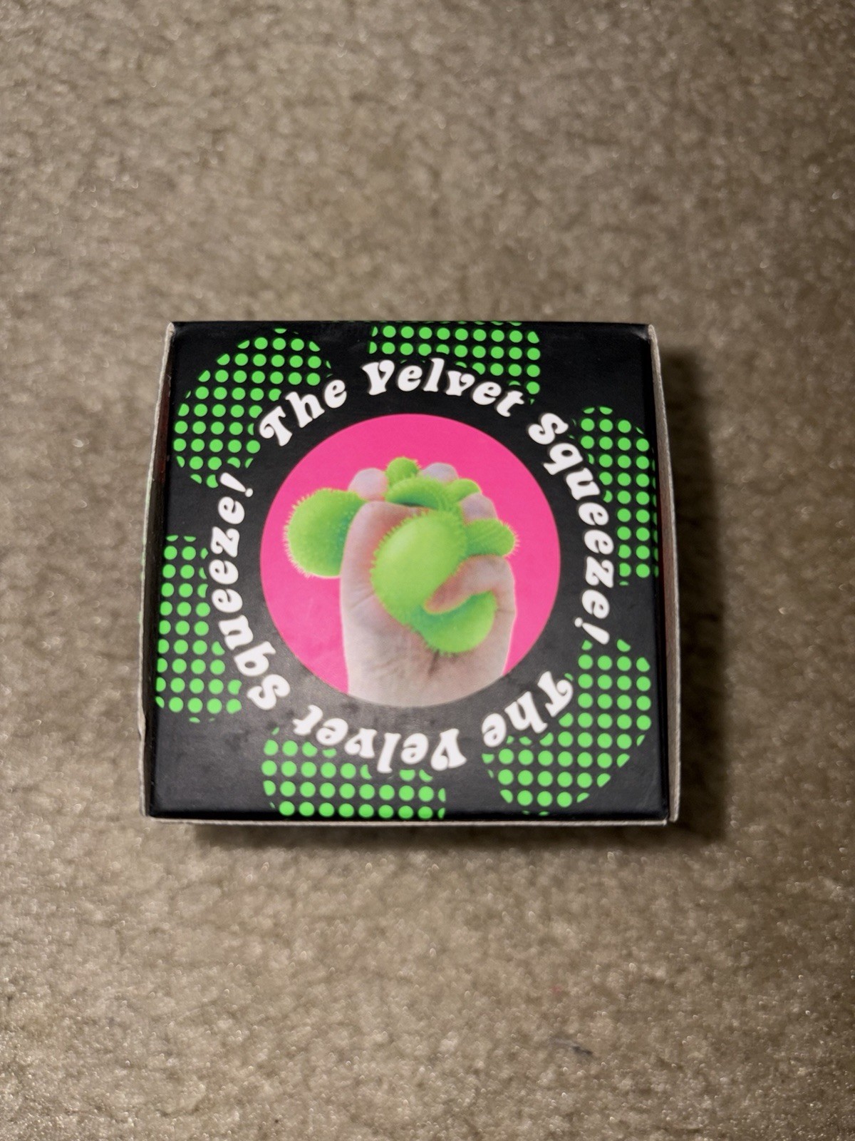 Schylling Nee Doh Flower Power Fuzz Ball Green Authentic & Unopened