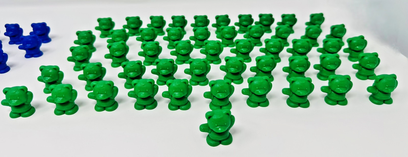 Lot of 170 Plastic Teddy Bear Counters Math Manipulatives Red Yellow Blue Green