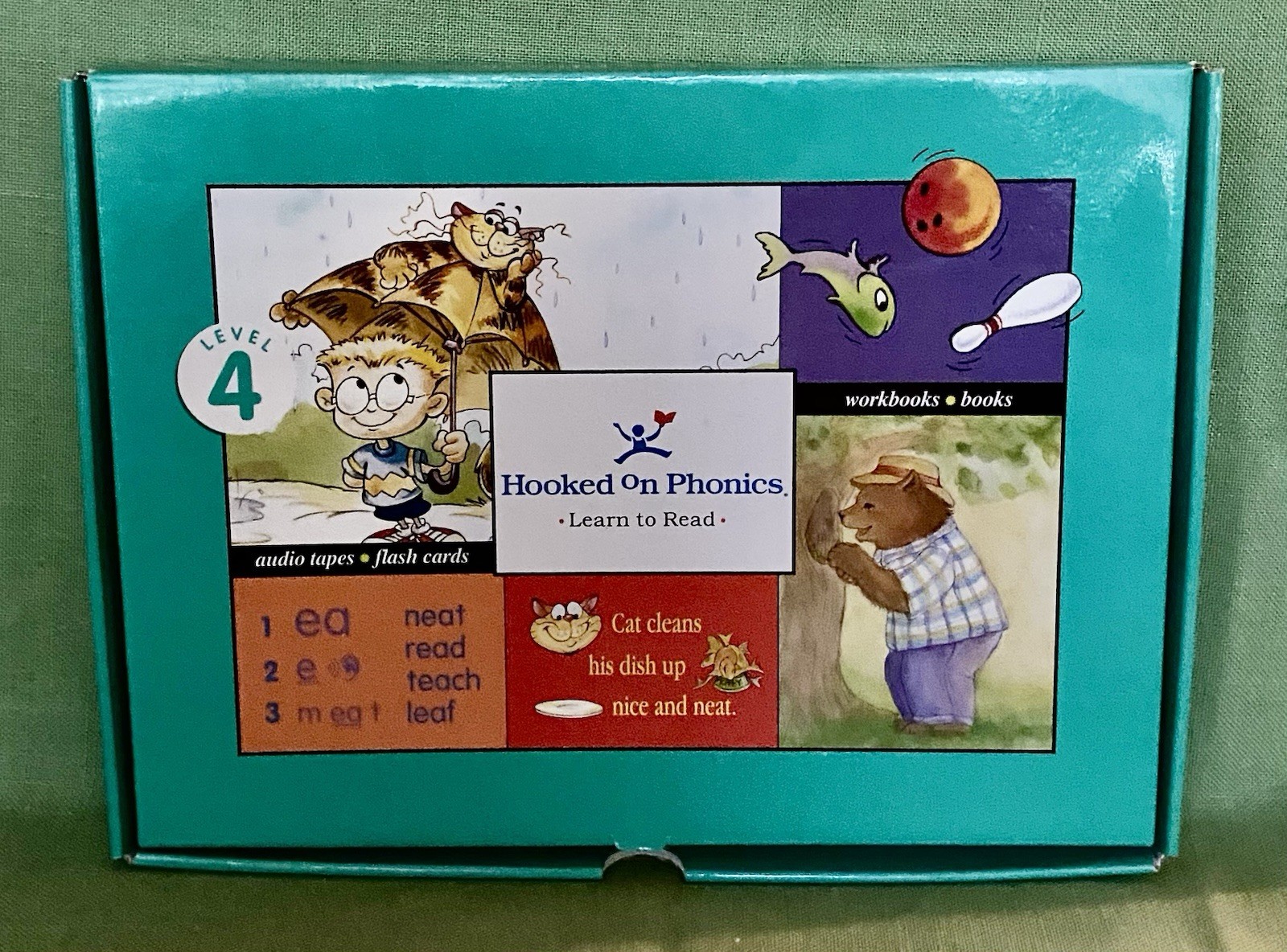 Hooked On Phonics – Learn To Read Level 4 – Books and Cassettes NEW!