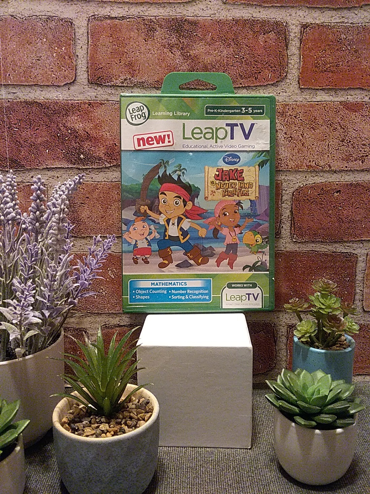 2014 Leap Frog LeapTV Video Game Disney Jake Neverland Pirates Mathematics NEW!