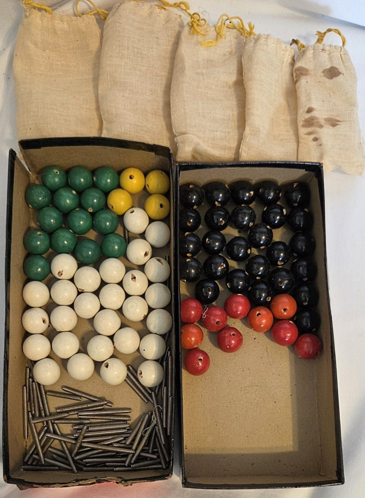 Wood Molecular Model Kit VINTAGE Science Chemistry Hamilton Bell Co. Home School