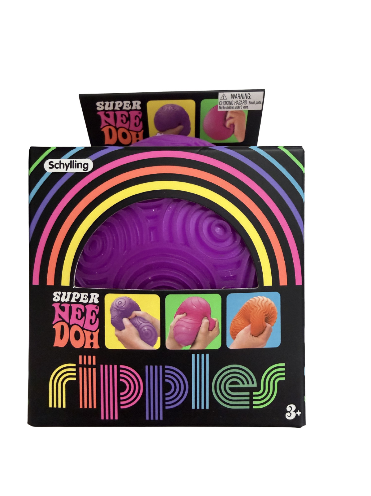 NeeDoh Fidget Toy Bundle Ripples Nice Cube Fuzz Ball Teenie Mystery Buns