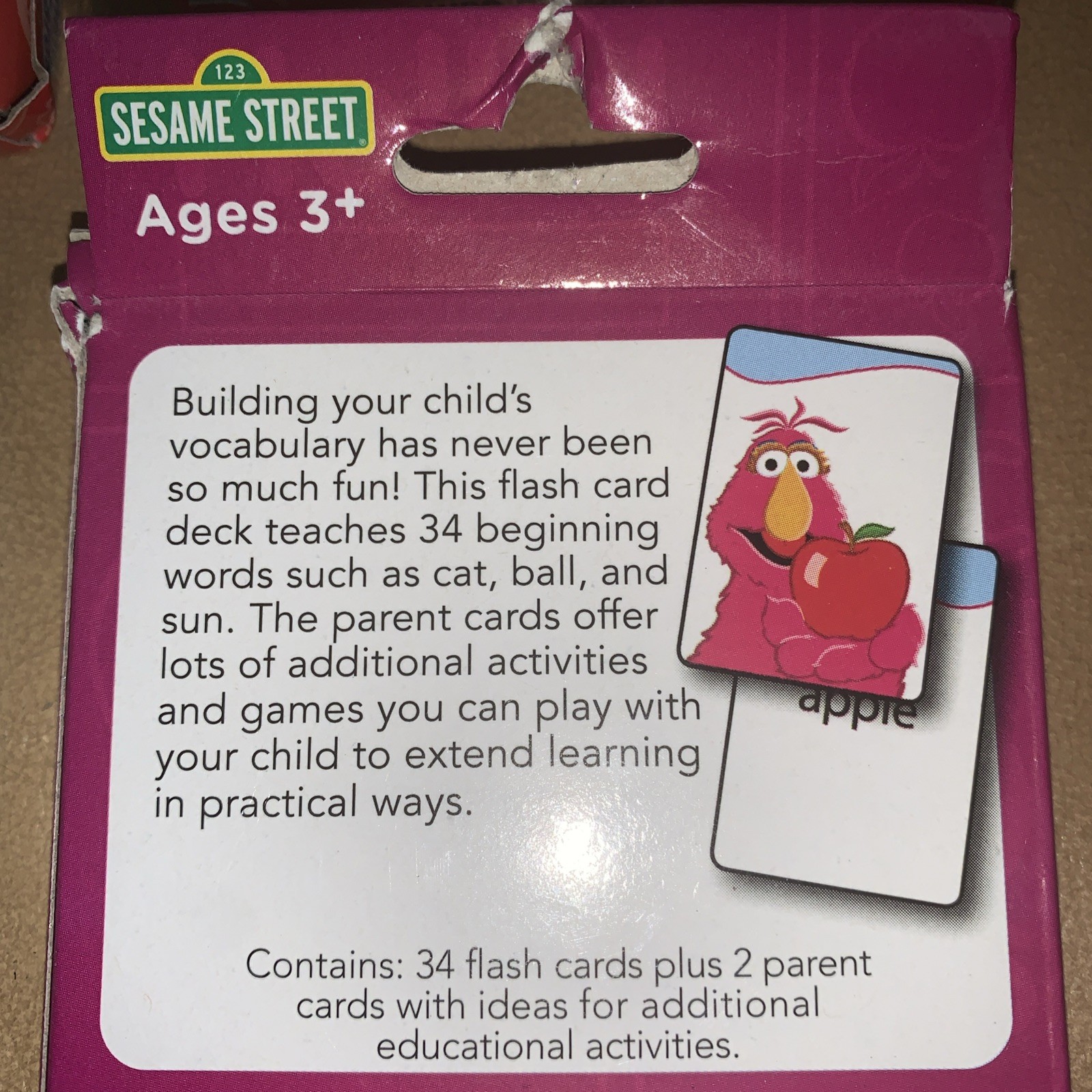 NEW Disney, Playskool, PBS Set of 9 Flash Cards for Kids 36 Cards In Each Pack