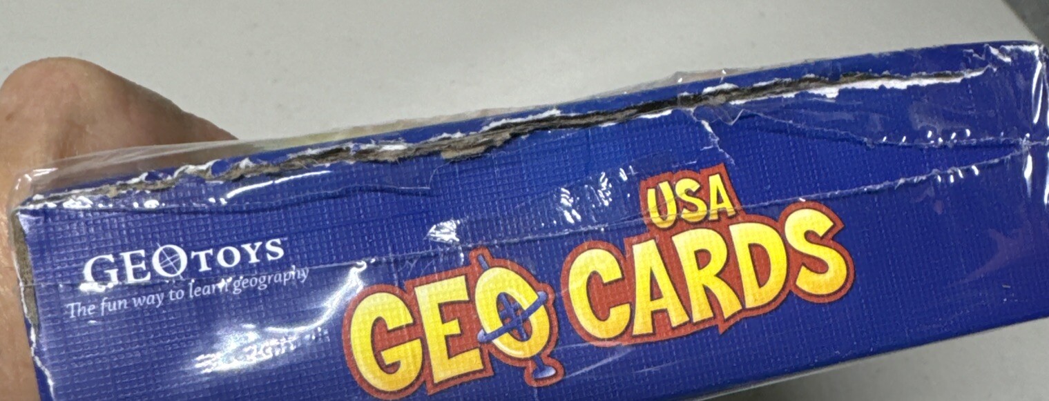 USA GEOCARDS Learn Geography Ages 4 And Up GEO Toys U2
