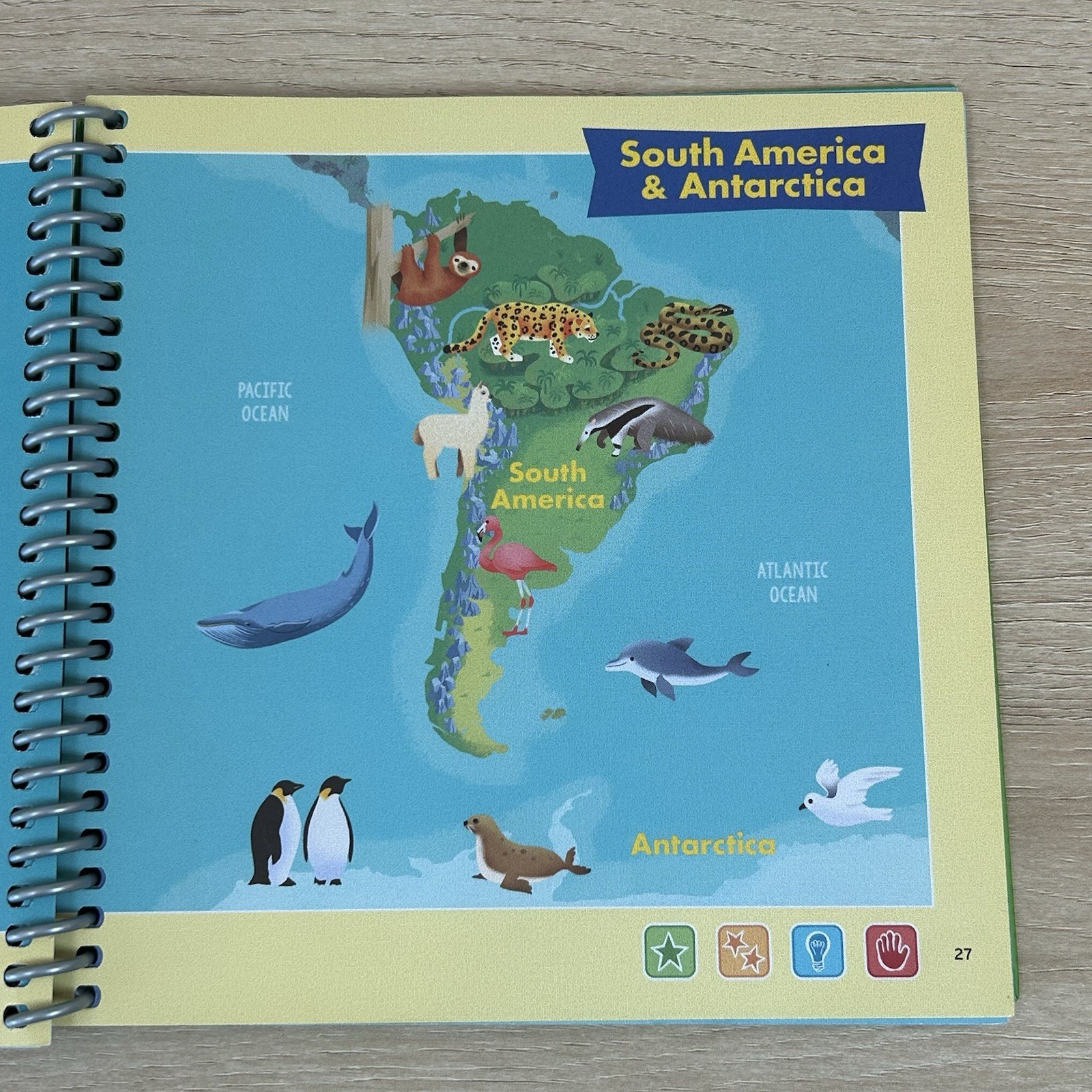 LeapStart Leap Frog Book Kids World Atlas with Global Awareness Level 3 Ages 4-6