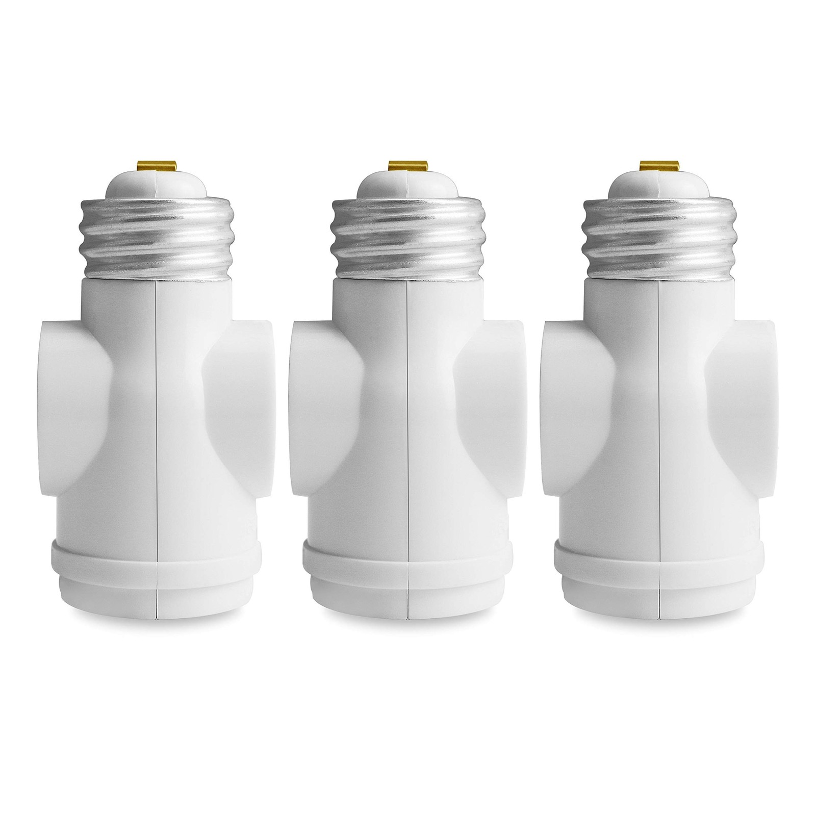 2 Outlet Light Socket to Plug Adapter, Electrical Screw in Light Bulb Socket …
