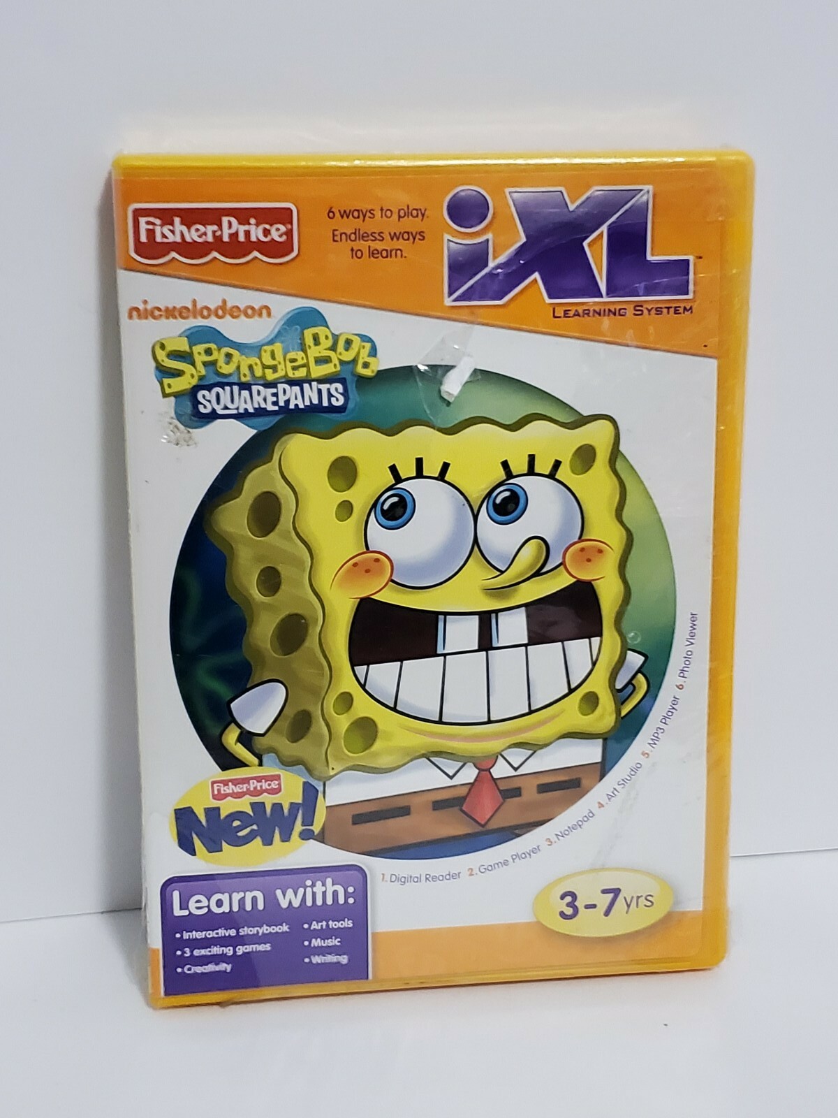 NEW Fisher-Price Fisher Price iXL Video Game Spongebob Squarepants *Nickelodeon*