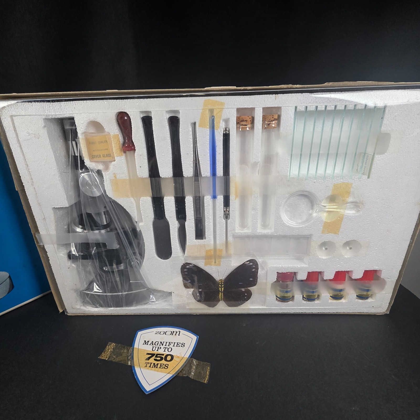 Vintage Jason 750 Power Zoom Microscope Set