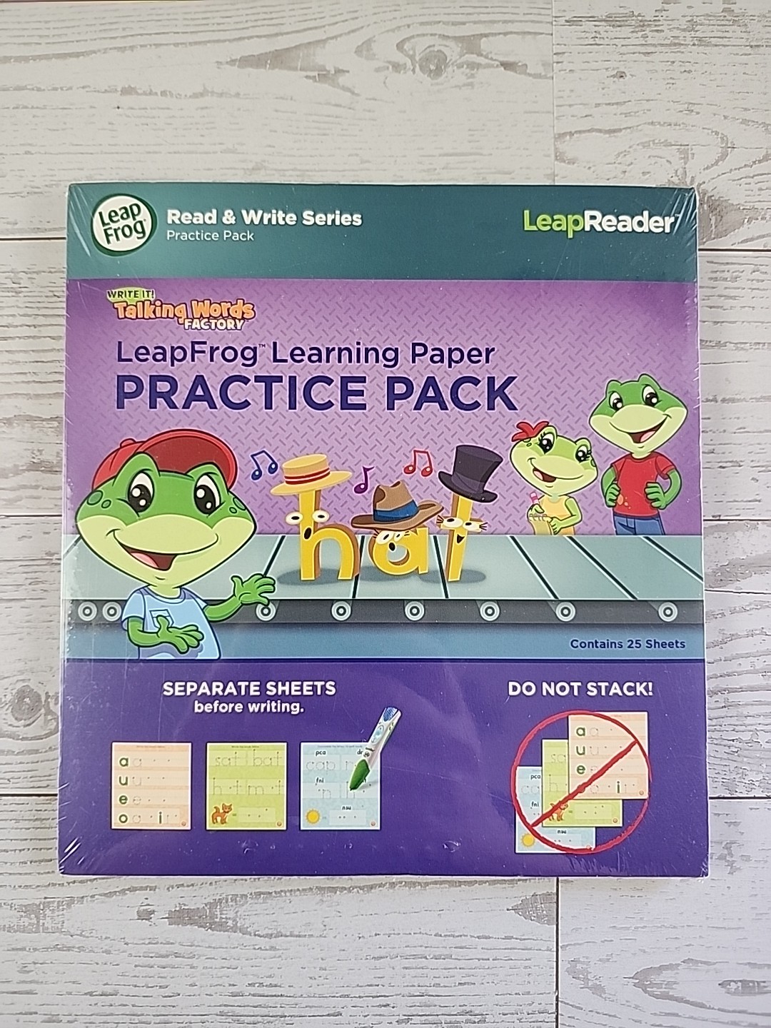 Leap Frog Learning Paper Practice Pack Leap Reader Read & Write Series New