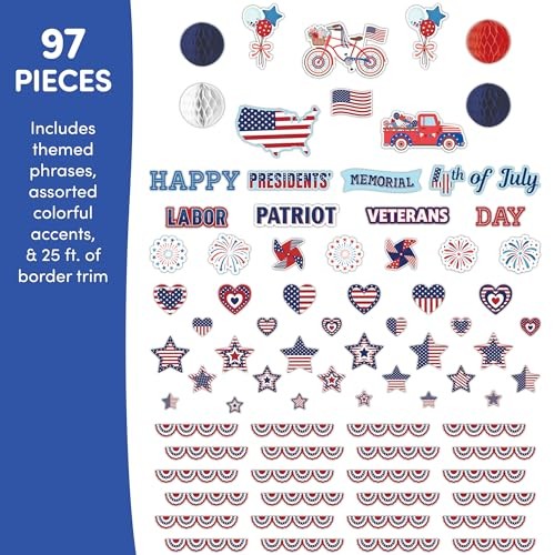 Create & Decorate Quick Kit (TCR9473) Patriotic