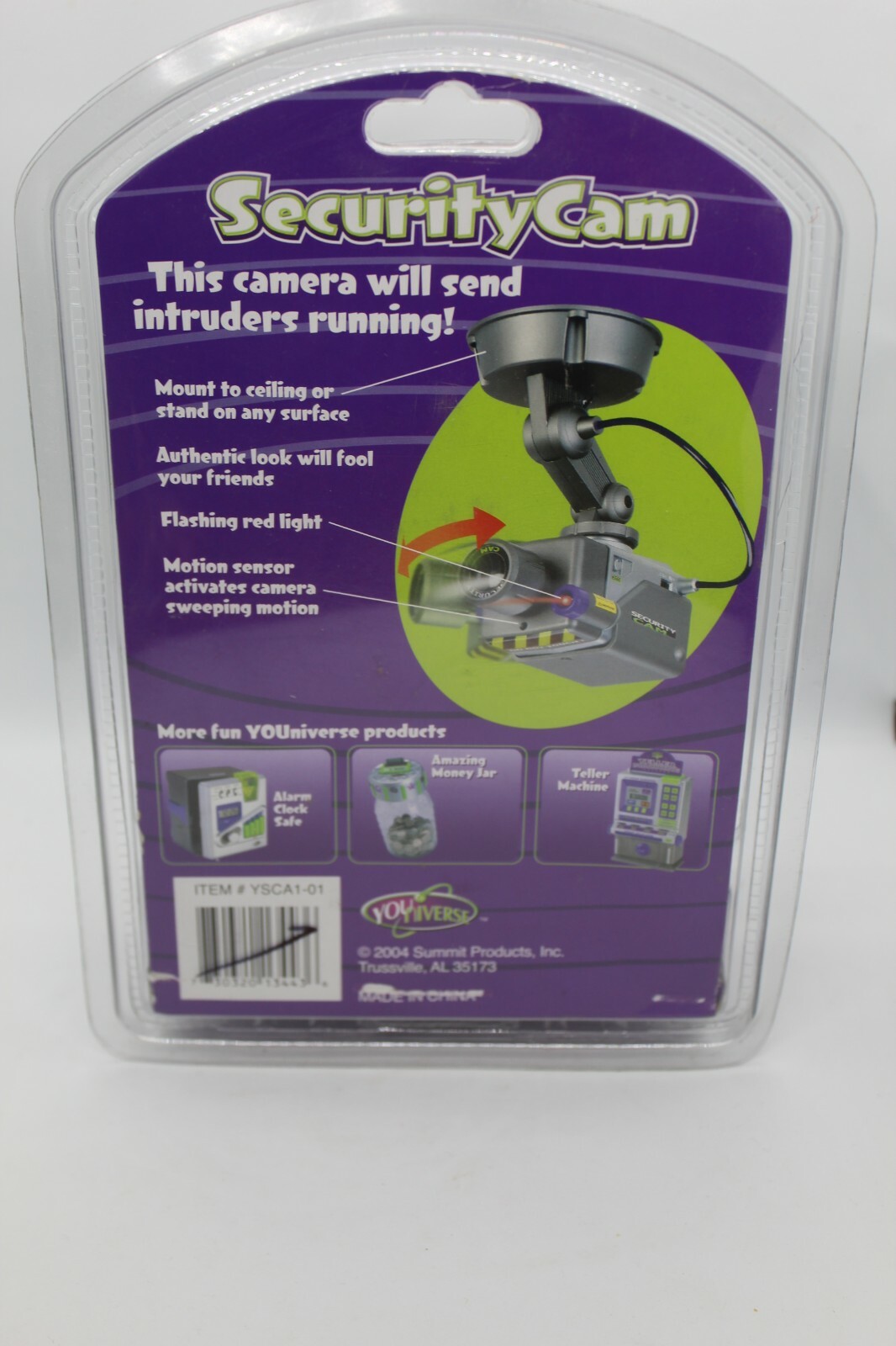NIB Collector Toy 2004 YoUniverse Security Cam Summit Learning Machine
