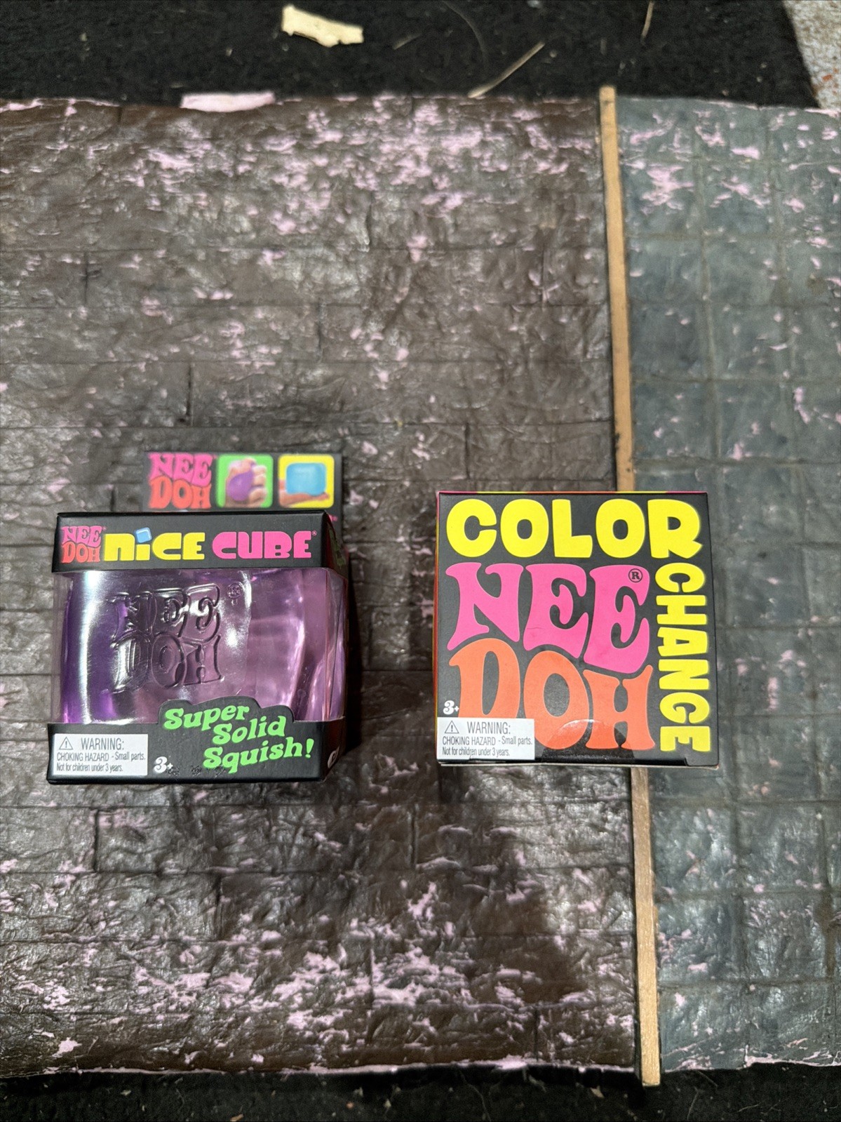 Nee Doh Nice Cube – Super Solid Squish! (Purple) 2 Pack!!