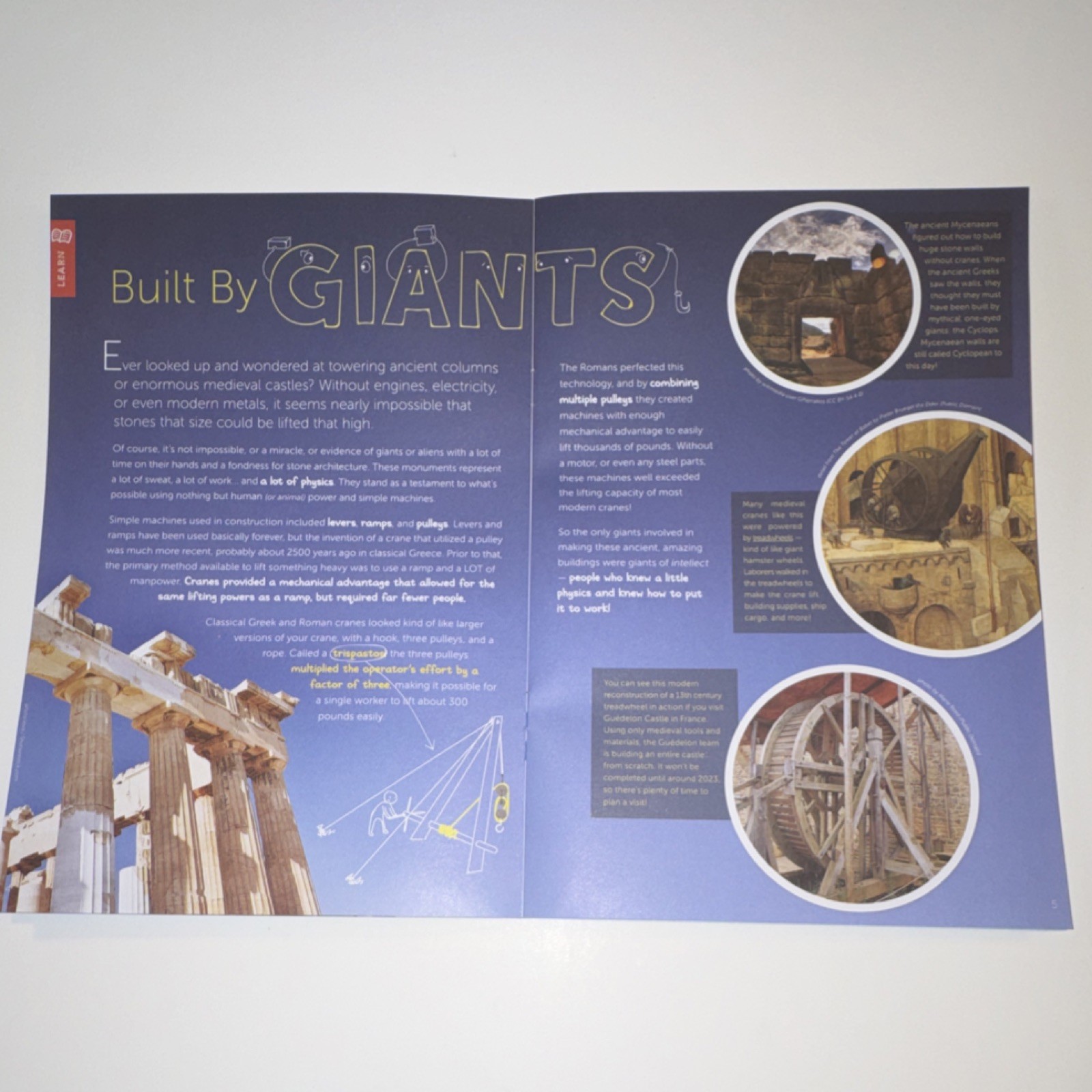 Wooden Crane Science Kit Ages 9+ Parts & Instructions KiwiCo Tinker Crate