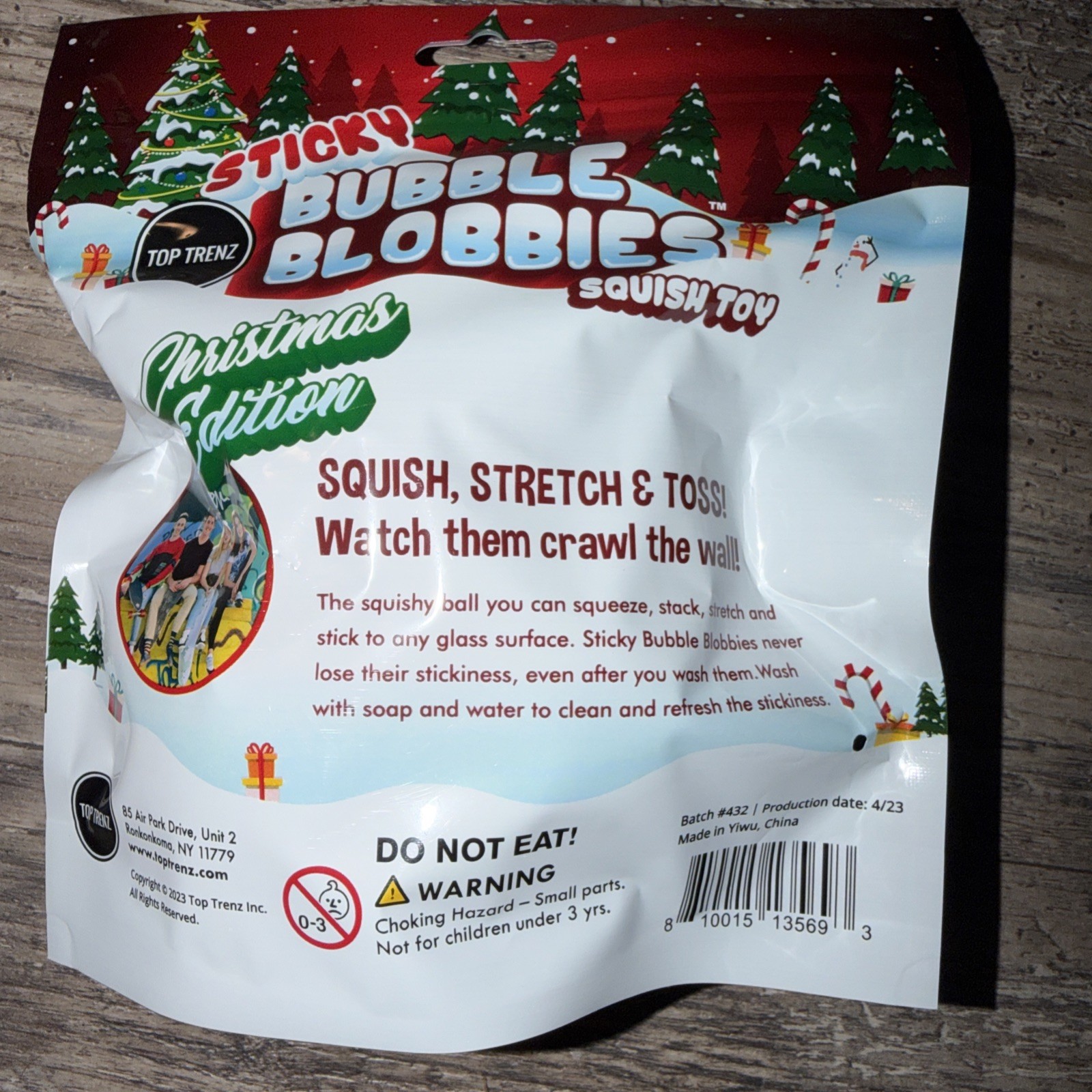 Sticky Bubble Blobbies – Christmas – Stocking Stuffer – Top Trends – Set of 3