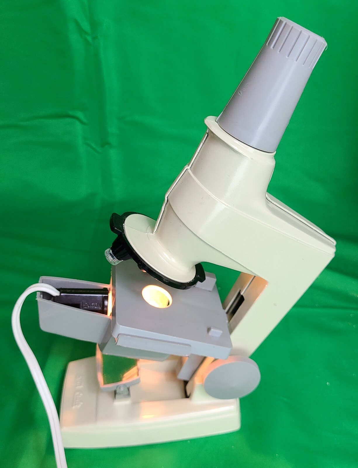 Vintage Skilcraft Microscope Lab #416 Senior Set Tin Litho Case 1960’s (GK)