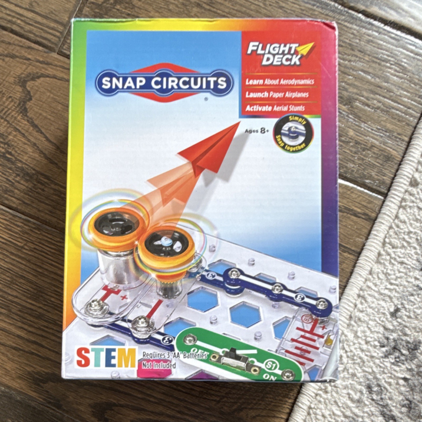 Snap Circuits Flight Deck STEM Educational Toy Kit 2023, Ages 8+, 8-11 Years