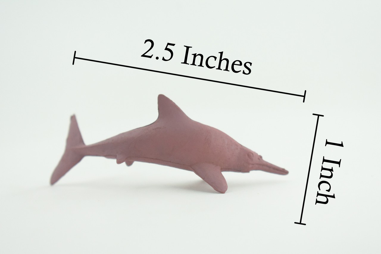 Toy Pink Dolphin, Indo-Pacific Humpback Dolphin, Realistic 2.5 Inches CWG50 B197