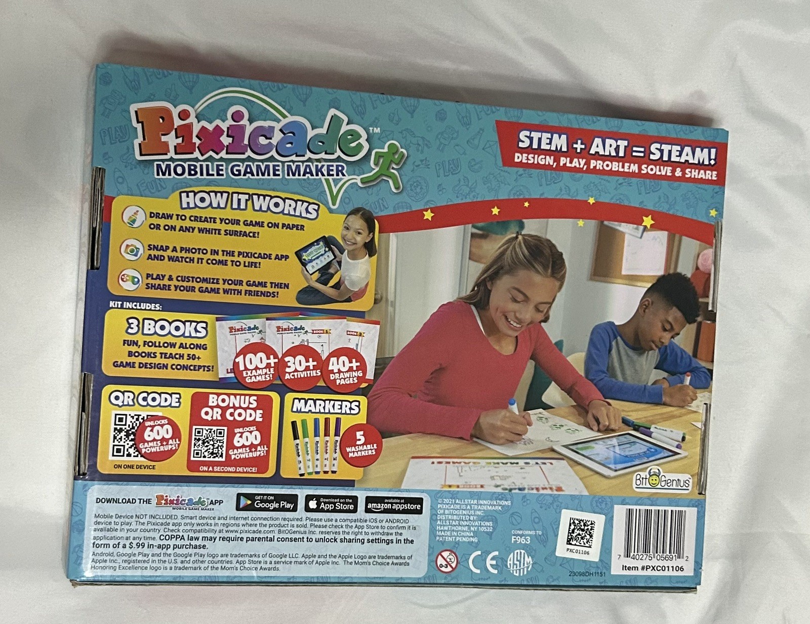 Gift Pixicade Mobile Game Maker Create Your Own Video Games STEM Toy Ages 6+