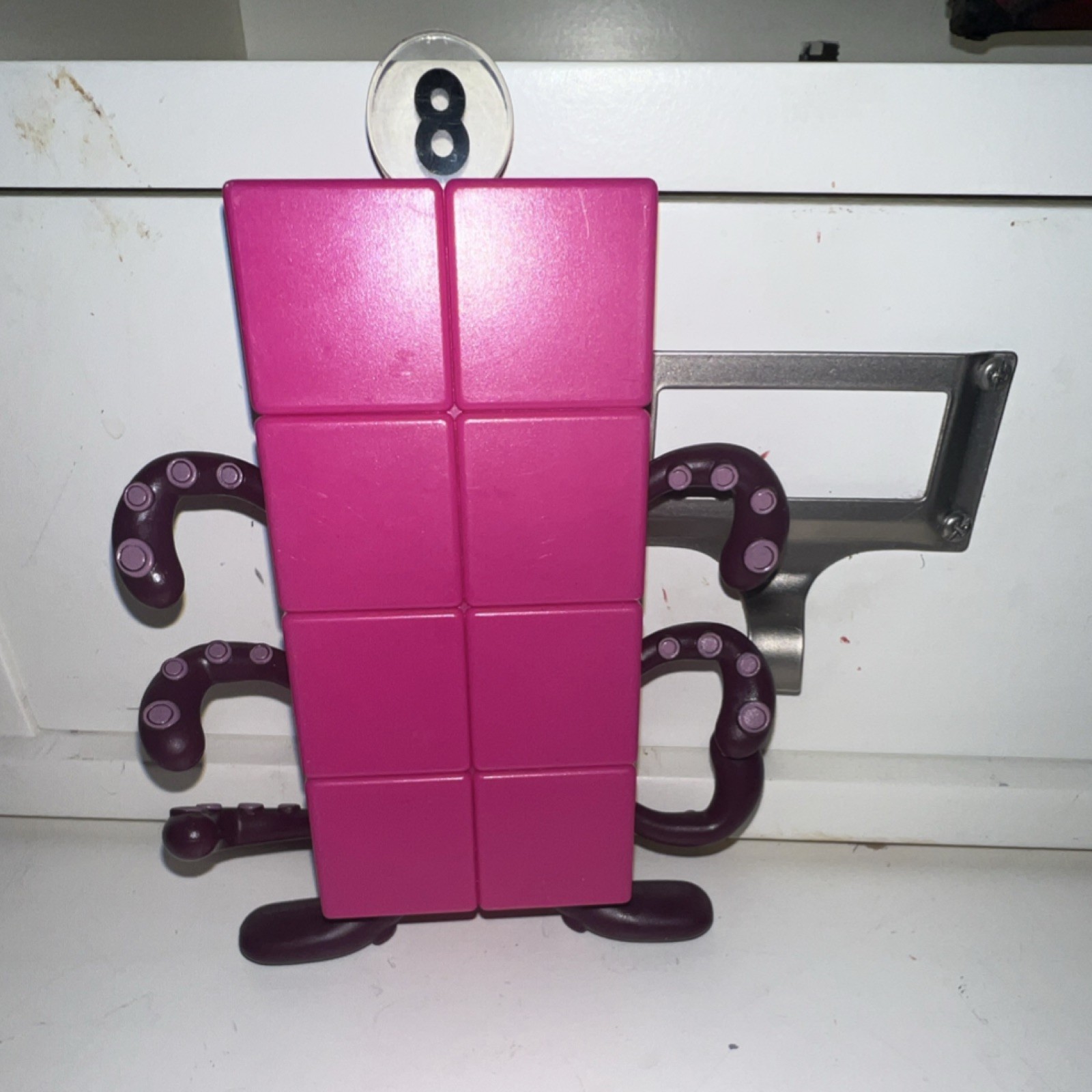 Numberblocks Eight Mathematics Toy Figure Purple for Ages 4-7 & 8-11 Years