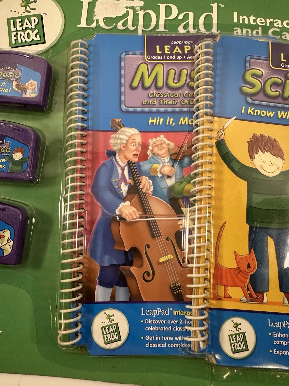 Leap Frog LeapPad 3 Interactive Books Cartridges LEAP 2 Grades 1 And Up Ages 6-8