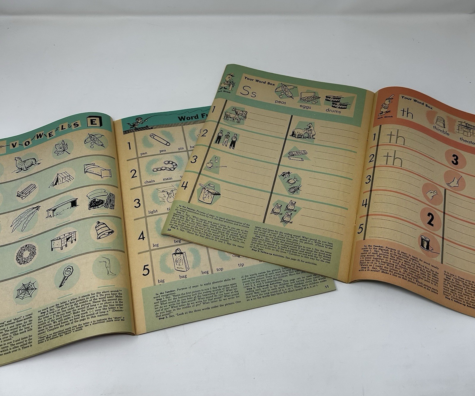 My Weekly Reader Phonics and Word Power (2 Books): Program 1B & 2A (1967–68)