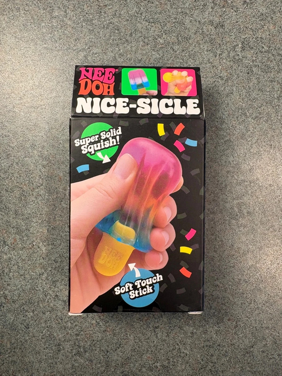 AUTHENTIC Nee Doh Nice-Sicle Popsicle Pink/Orange Brand New Unopened US SELLER
