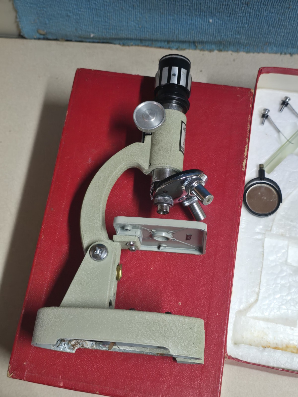 VINTAGE 1960’s Scope Instrument Corp Microscope Zoom 50-750X Model No. 5350