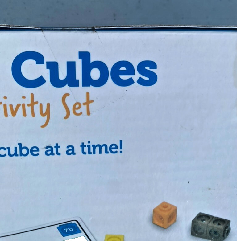 Learning Resources MathLink Cubes Early Math Activity Set – 115 Pieces-ages 4+