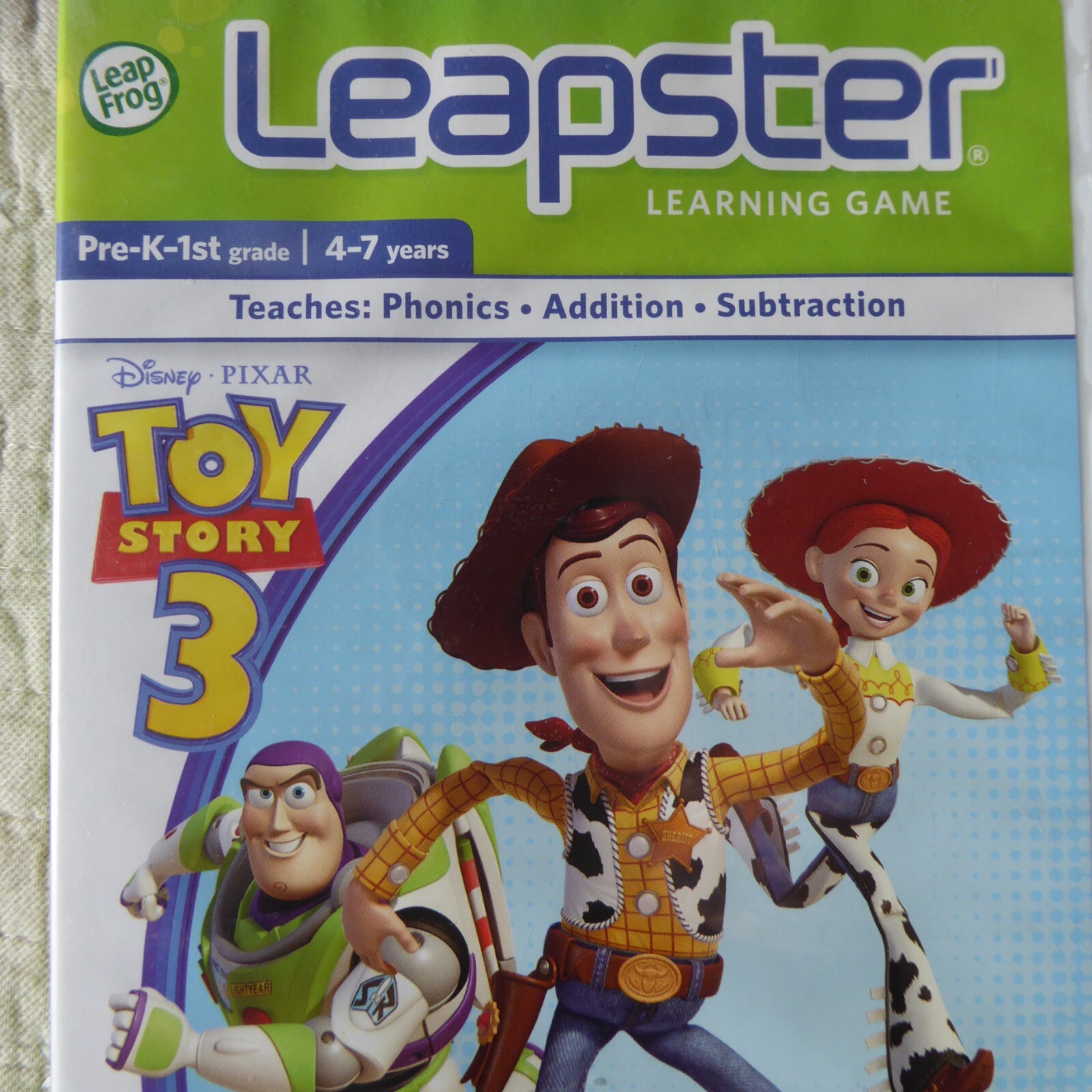 Leap Frog Leapster Learning Game Lot – Finding Nemo & Toy Story + Backyardigans