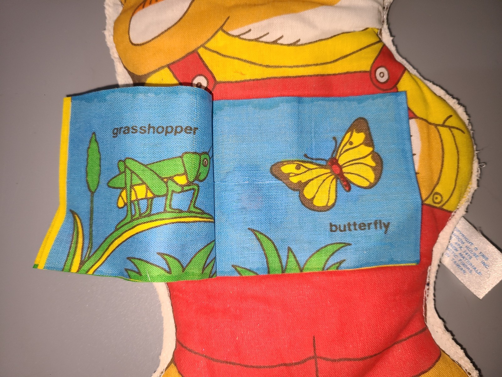 Little Rabbit’s Garden Cloth Soft Fabric Stuffed Baby Book 1985 RANDOM HOUSE Vtg