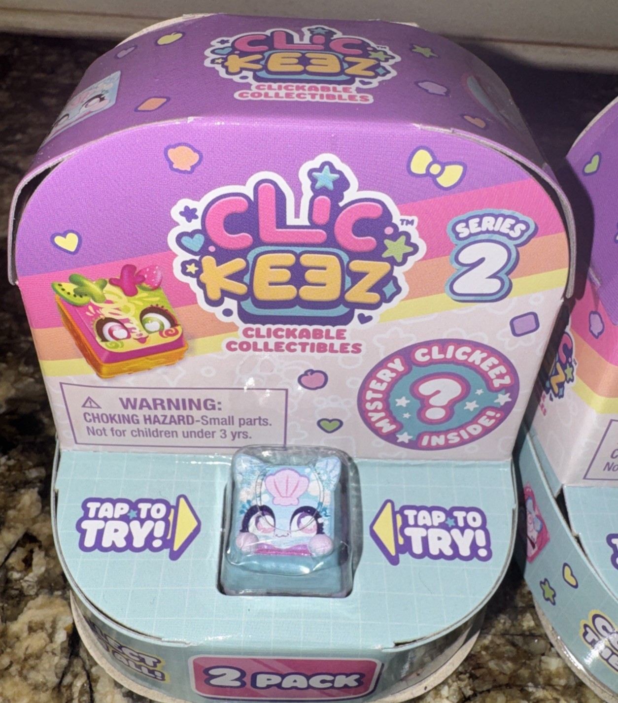 Clickeez Series 2 Collectibles Mystery 2-Pack Set Lot Of 5 Different Ones
