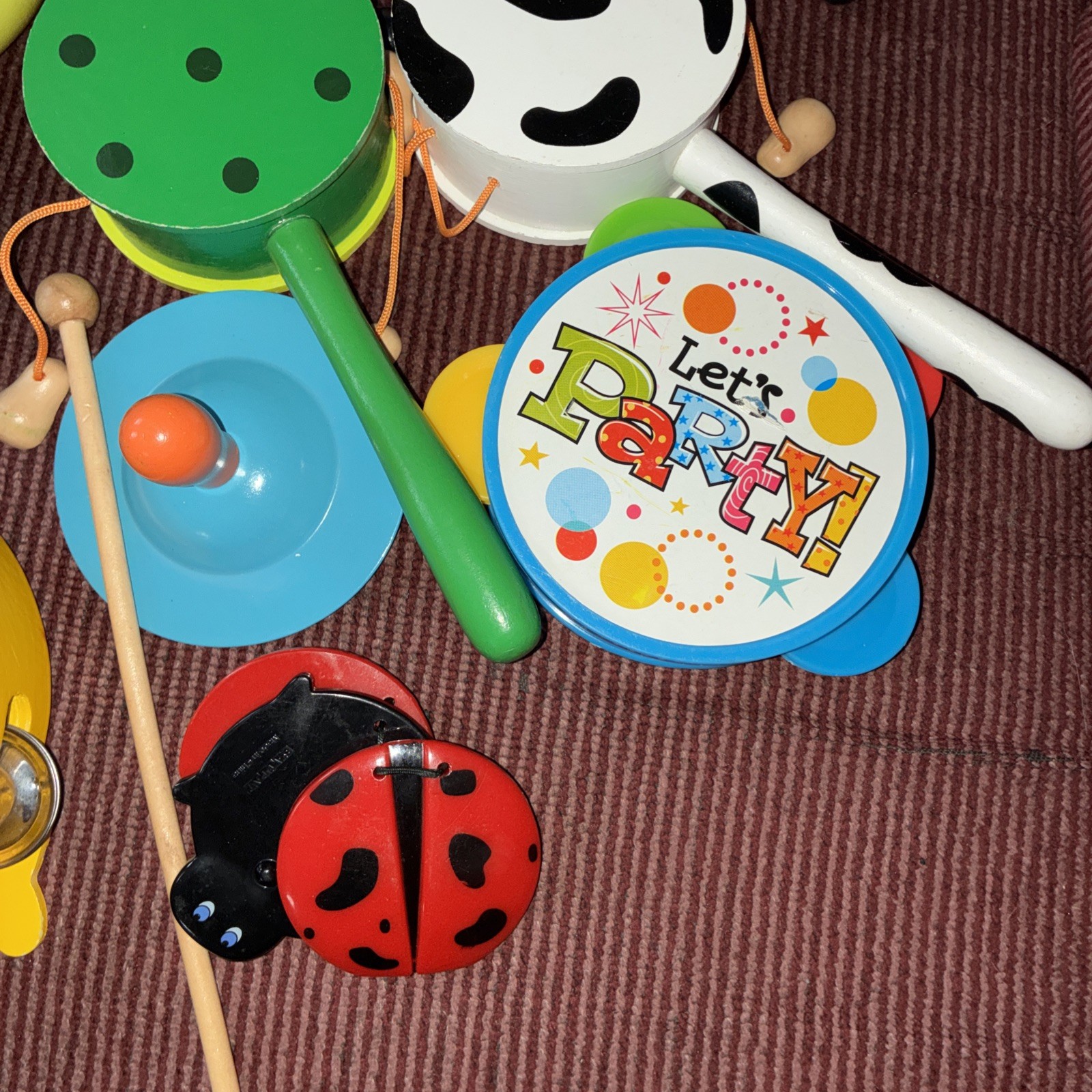 Toy Lot Musical Rhythm Instruments Preschool Daycare Wooden Toy Lot