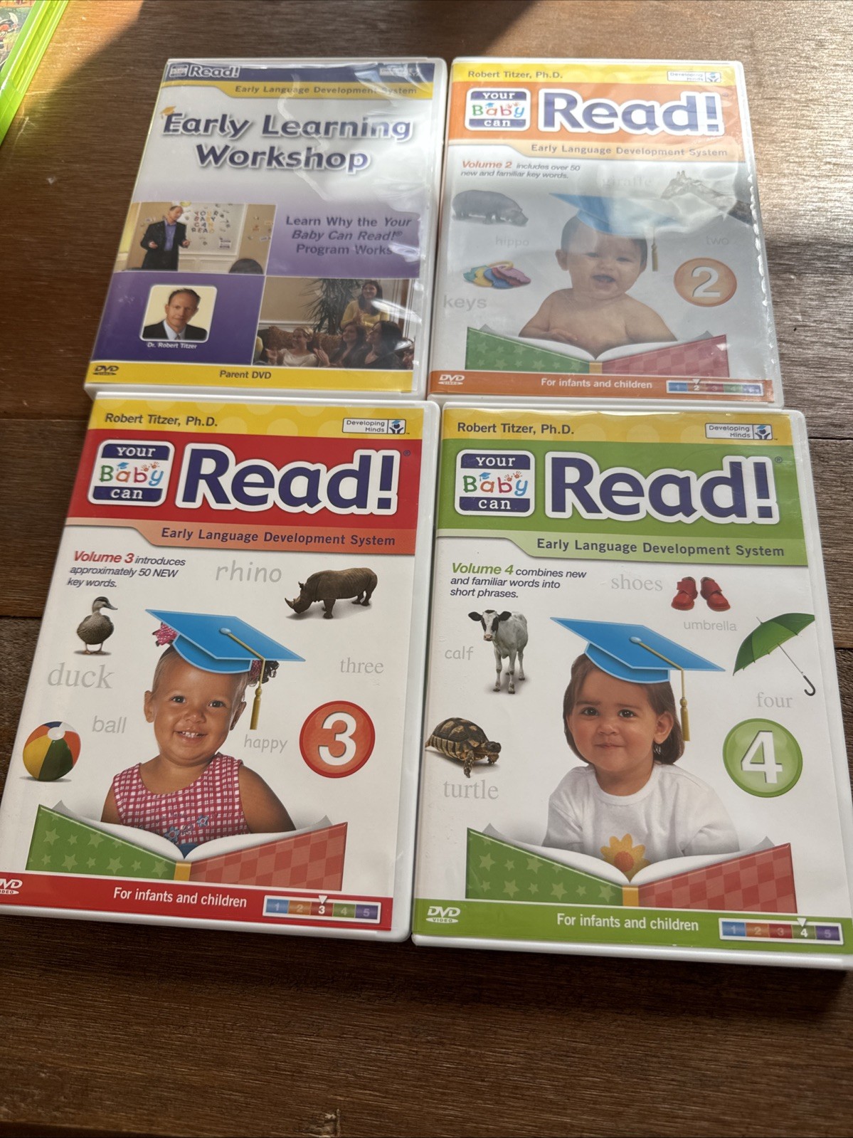 Baby’s First Teacher Early Learning Development System 4 DVDs
