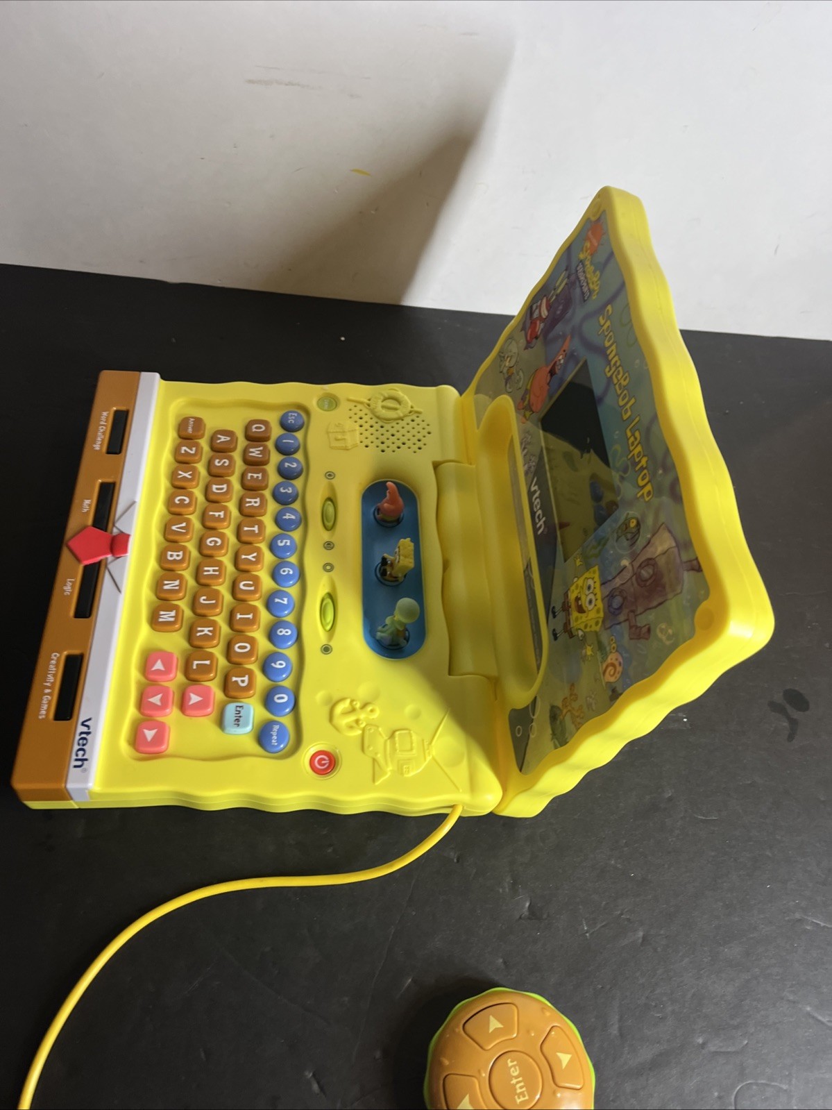 Vtech SpongeBob SquarePants 15 Activity Educational Laptop Vintage – Works great