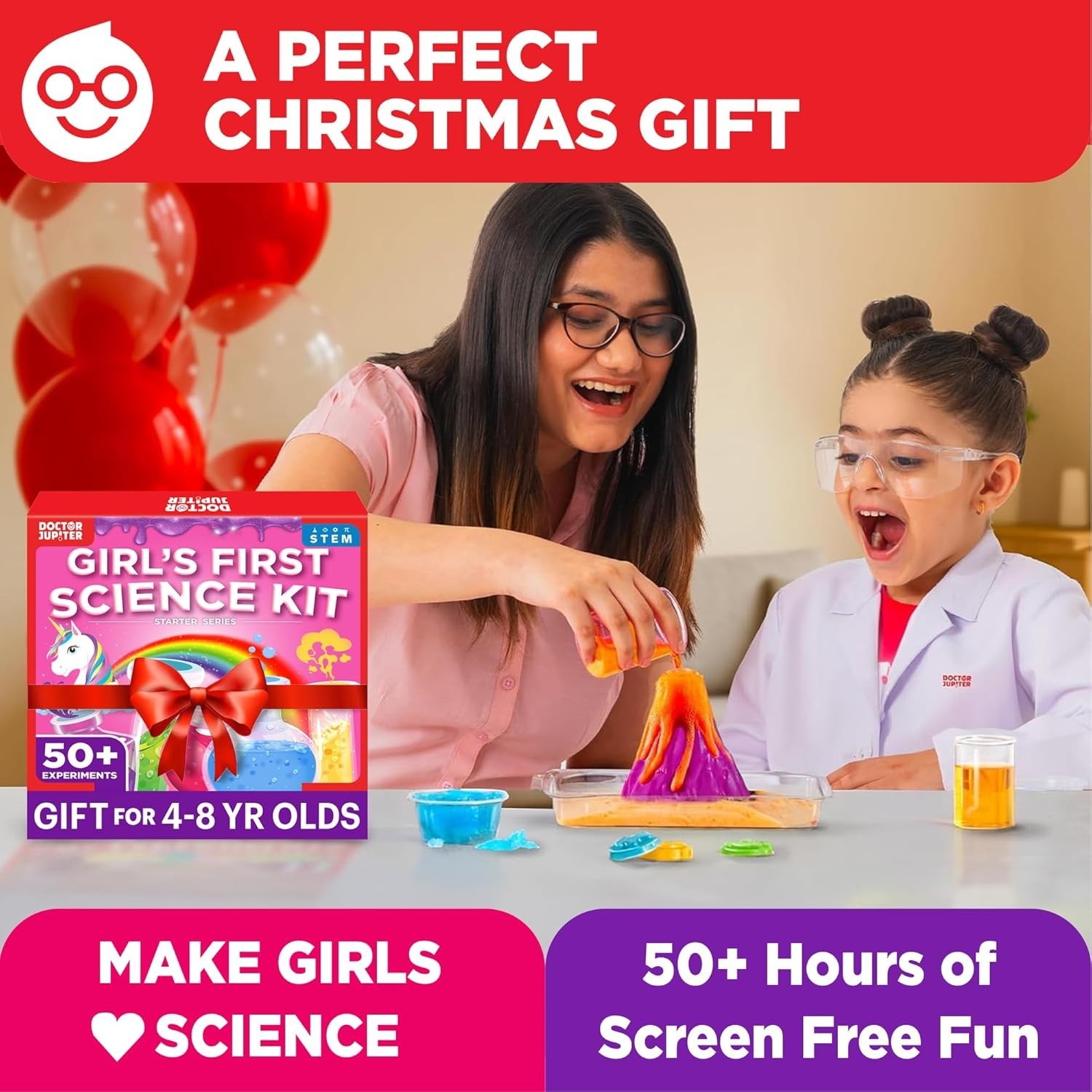 Girls’ First Science Kit for Kids Ages 4-5-6-7-8 | Easter, Birthday Gift Idea…