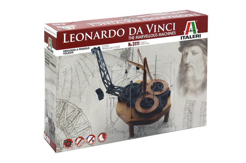 Italeri Models Leonardo Da Vinci The Marvellous Machines – Flying Pendulum Clock