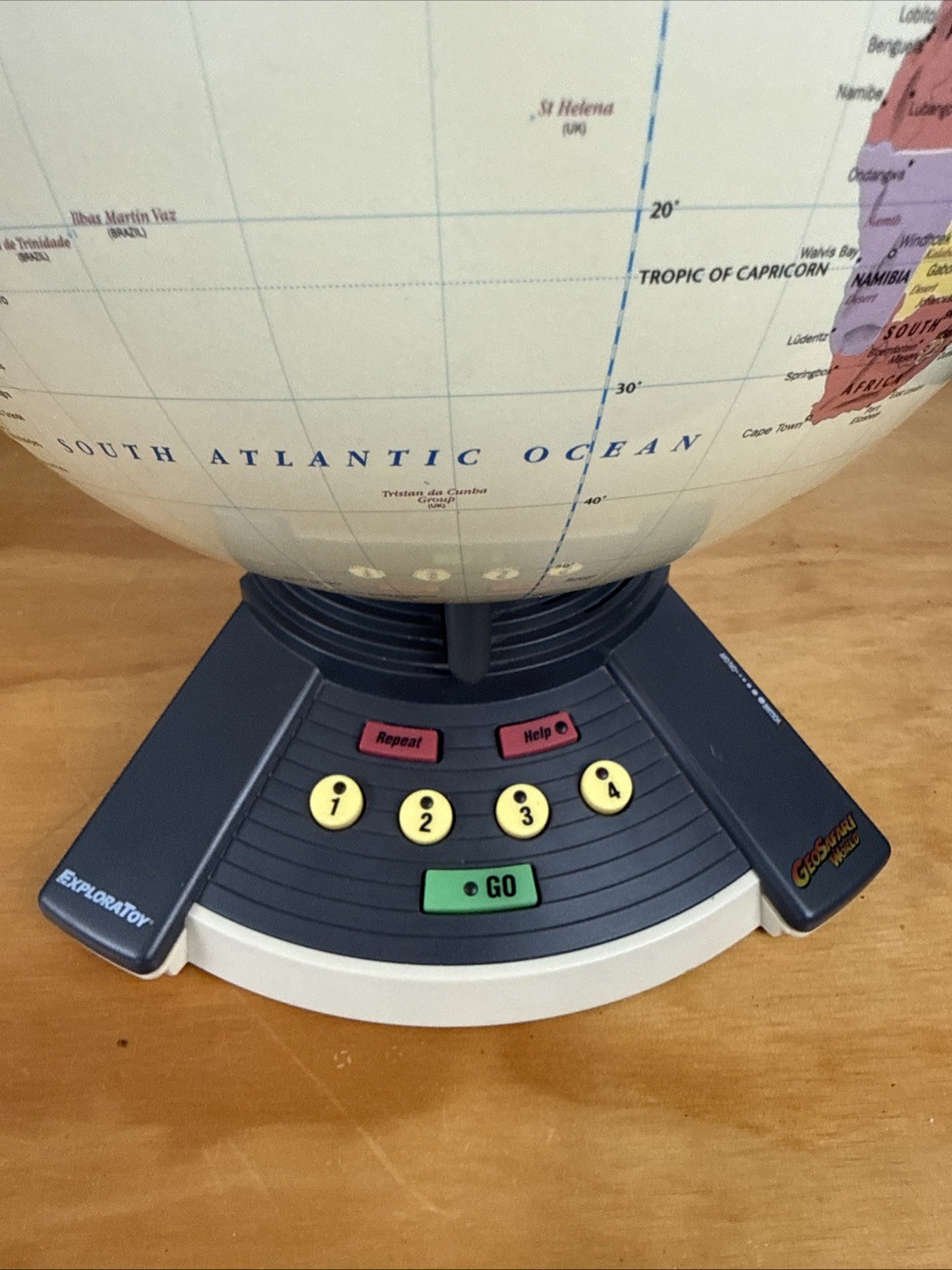 GEOSAFARI WORLD ExploraToy Talking Globe Geography Trivia Game – Tested Works