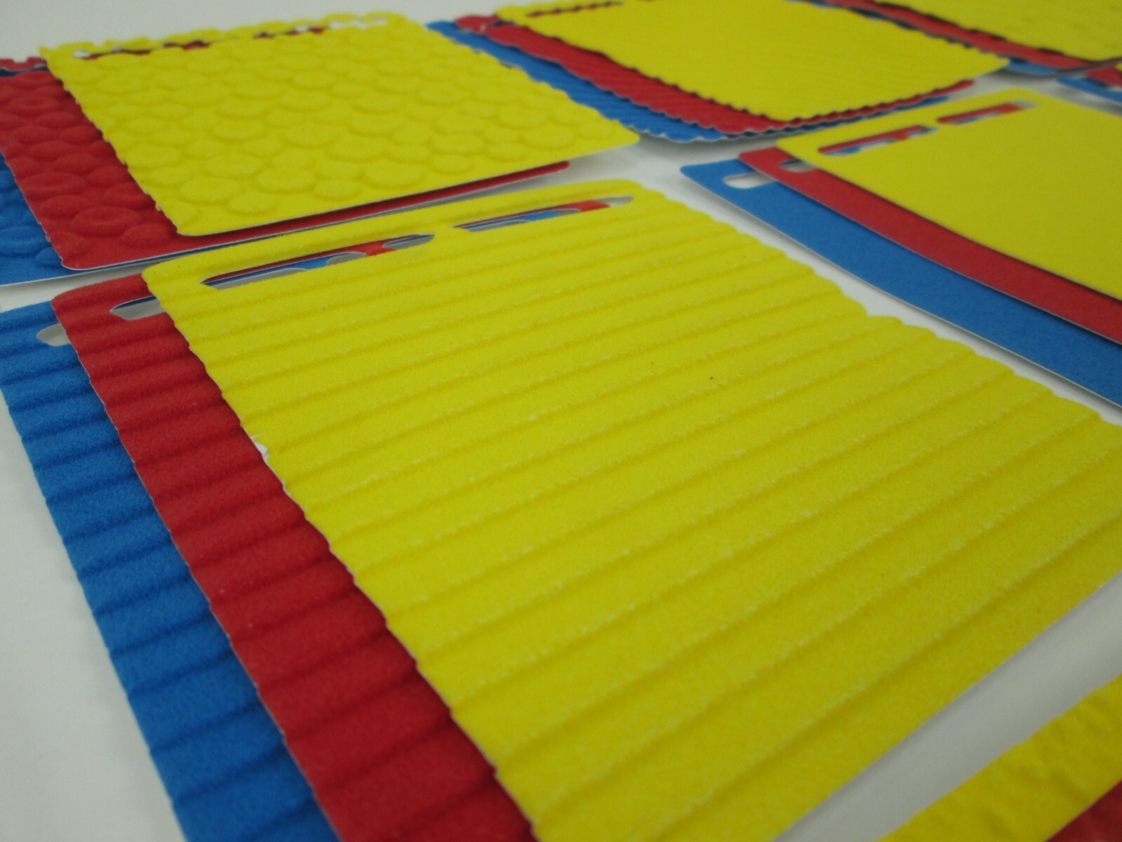 Set of 27 Flocked Textured Cards 61-422-158 Learning Students Blind Feel Touch
