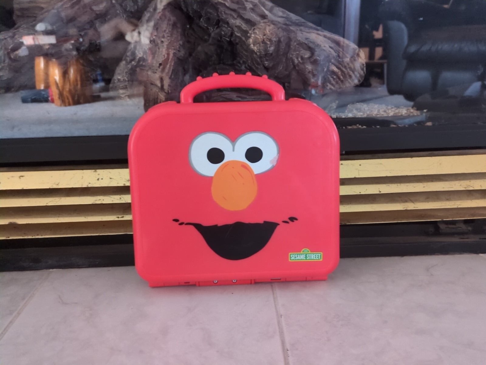 Sesame Street Elmo ABC Alphabet Learning Toy Carrying Case W/Letters-Complete