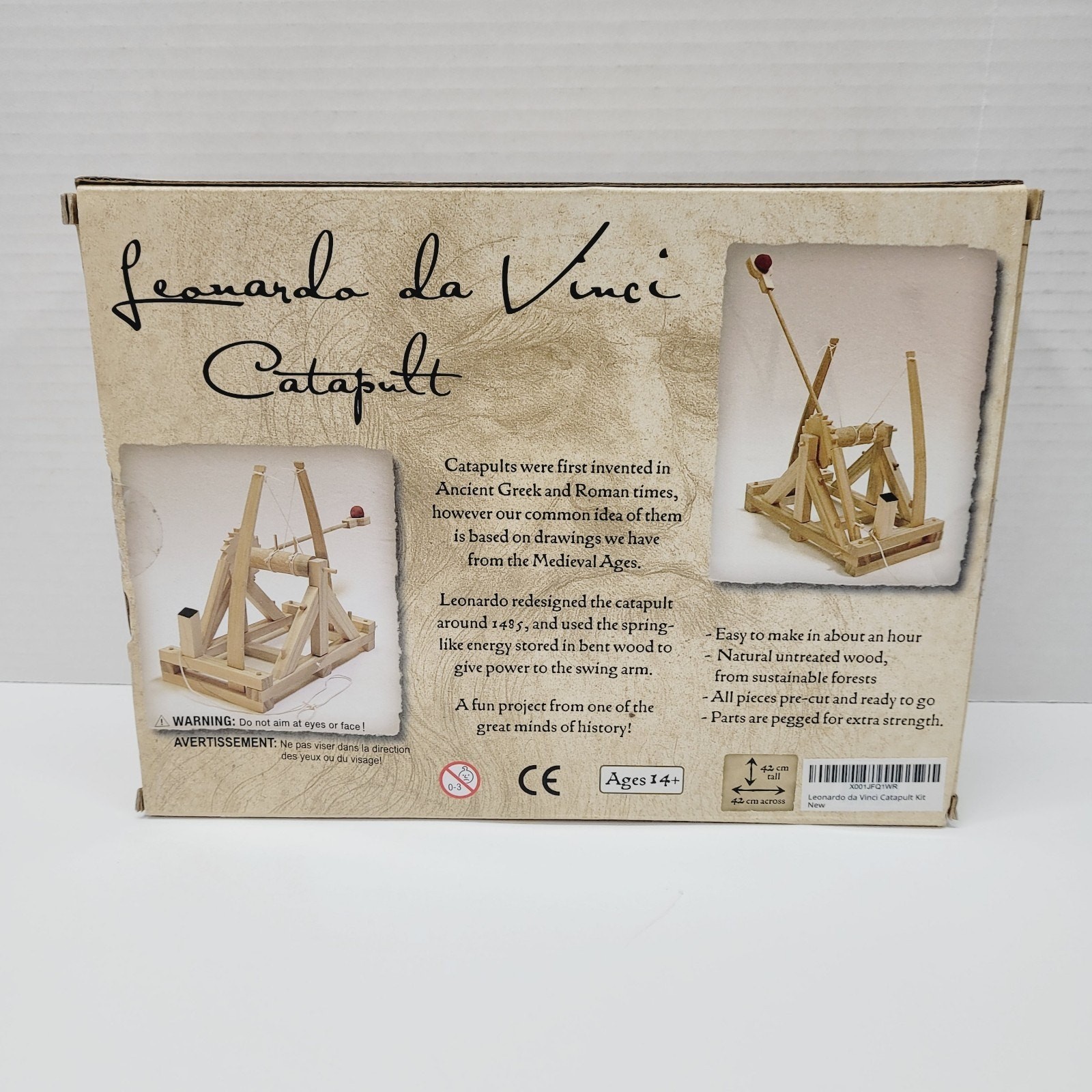 Pathfinders Leonardo da Vinci Catapult STEM Kit – Science & Engineering Toy NEW