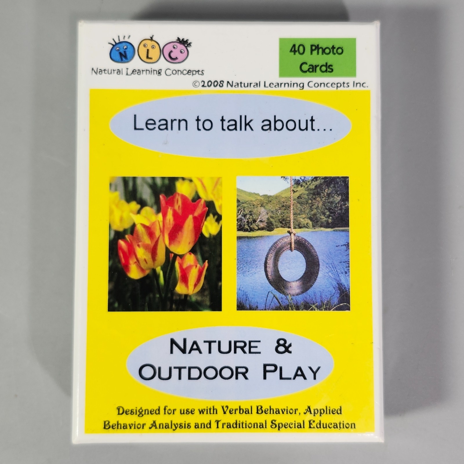 Learning Concepts Learn To Talk About Pre-K Speech Autism Photo Plash Cards Lot