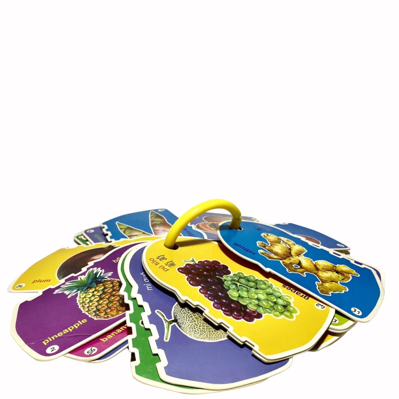 30 Double-Sided Bilingual Chinese / English Food Vocabulary Flash Cards