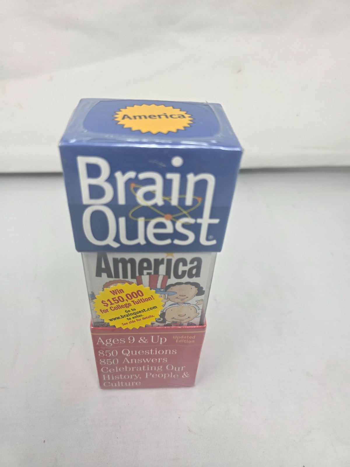 Brain Quest America Educational Trivia Game Updated Edition 850 Questions 9 & Up