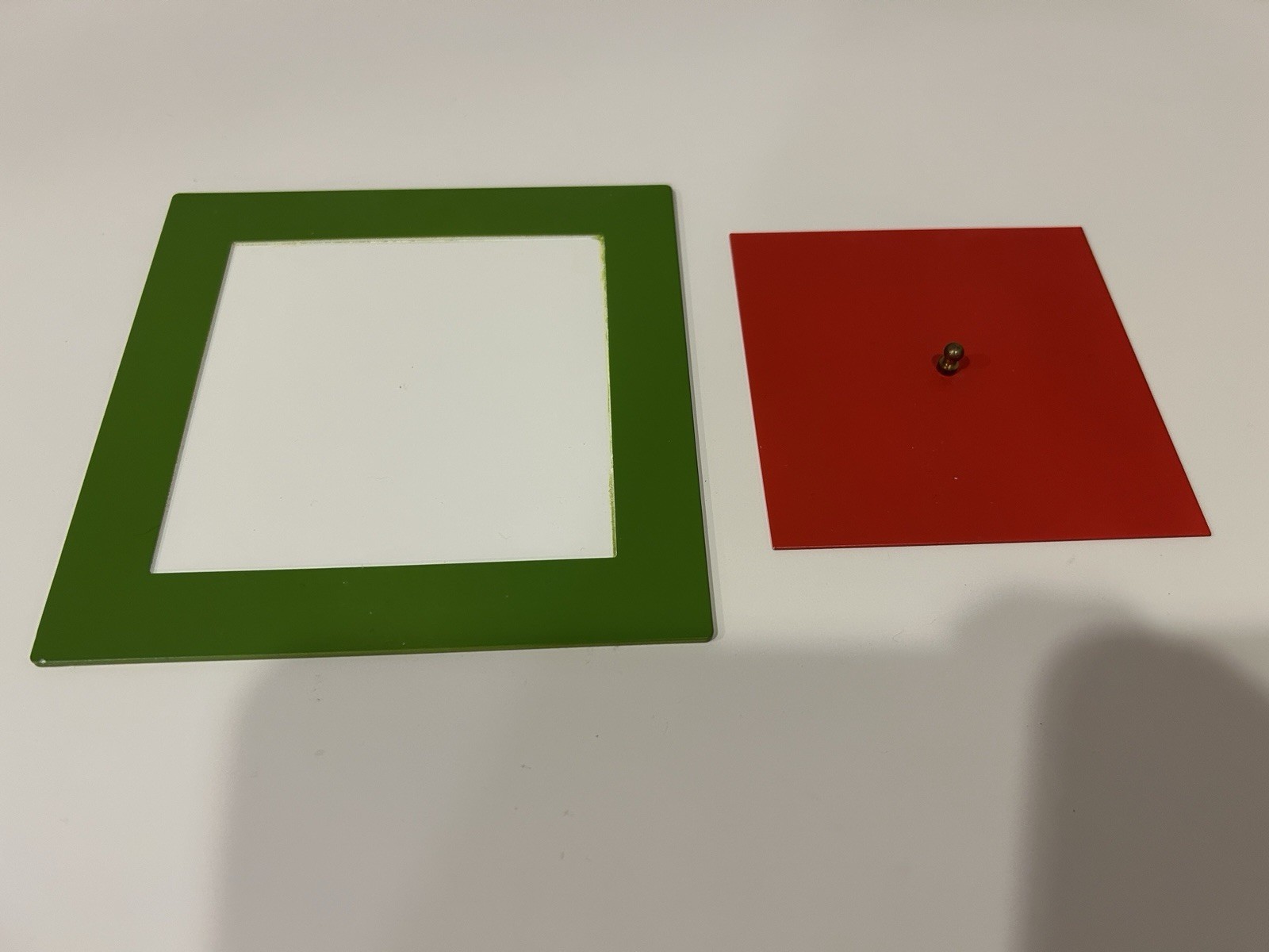 Montessori Metal Squares Elementary Math Fractions Geometry Figures
