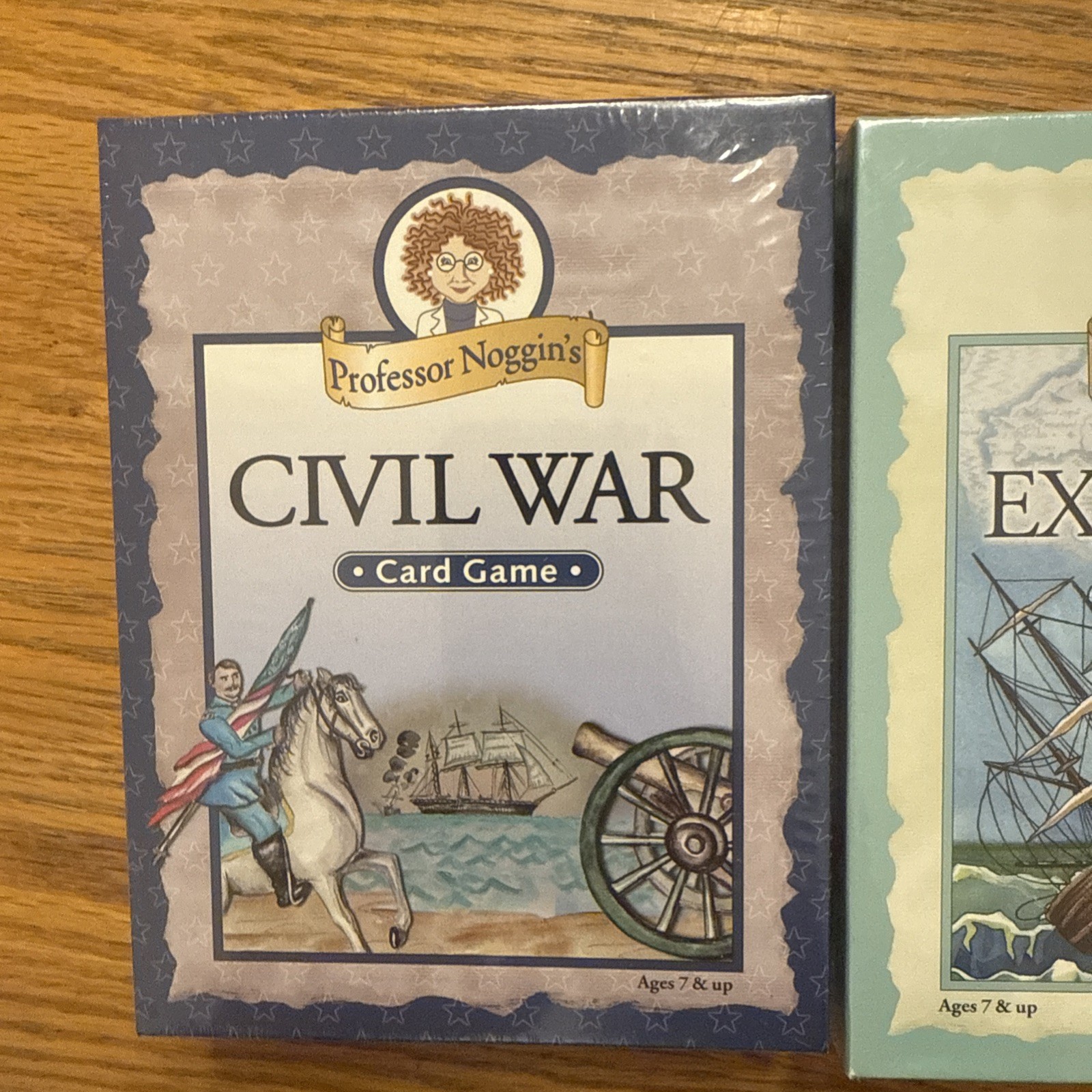 Lot 2 Professor Noggin’s History Of United States Card Game Civil War Explorers