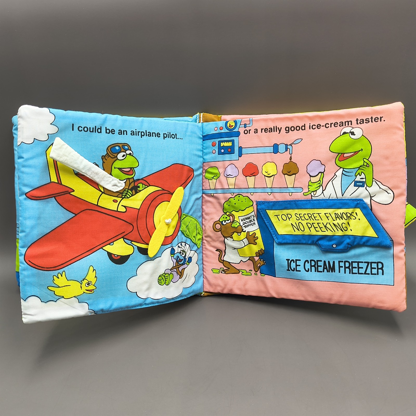 Muppets Kermit “What Could I Be?” Interactive Cloth Book – Learning Reading Fun