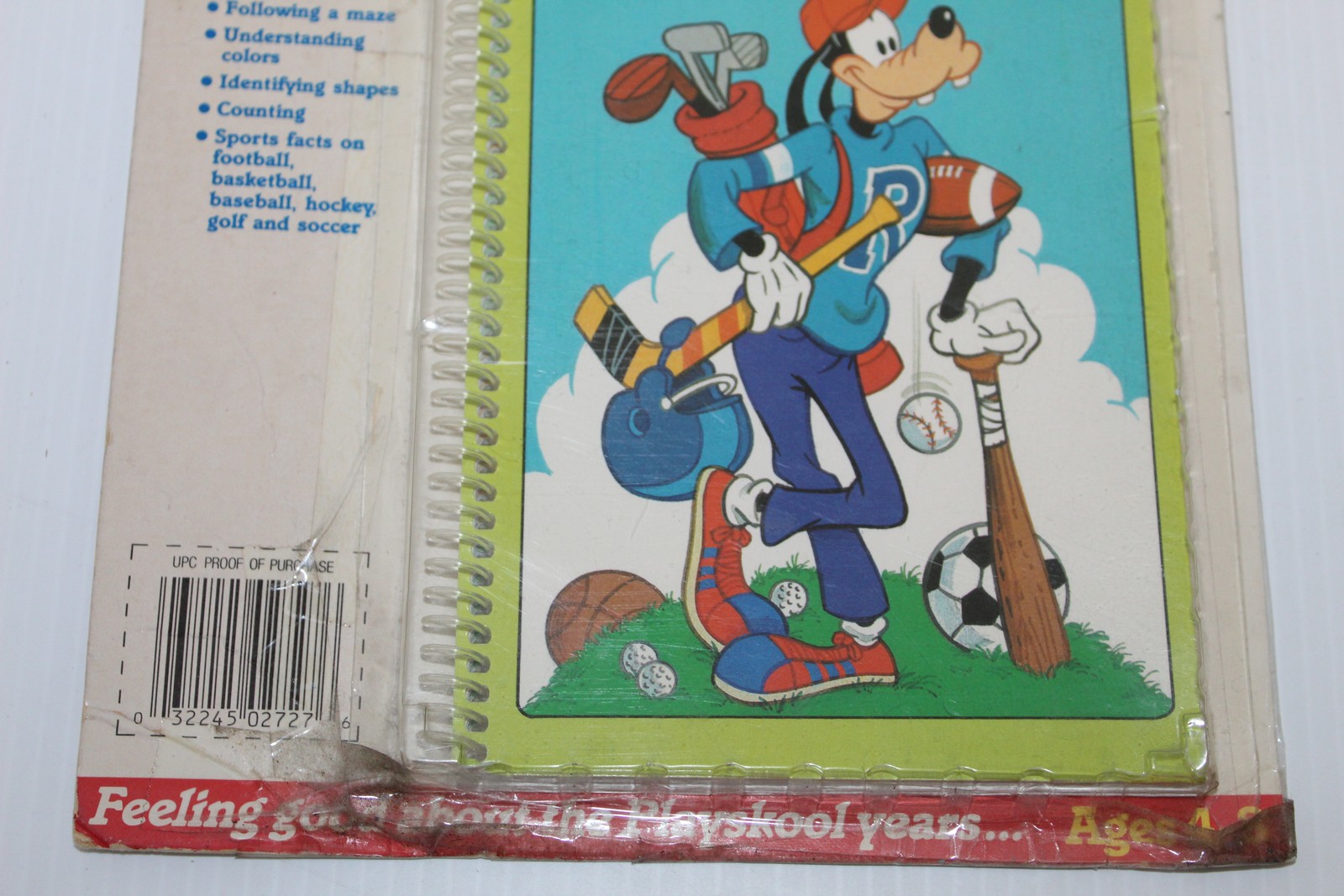 Playskool Talk ‘n Play Sport Goofy’s Coaching Tips Book & Cassette Set NEW OS