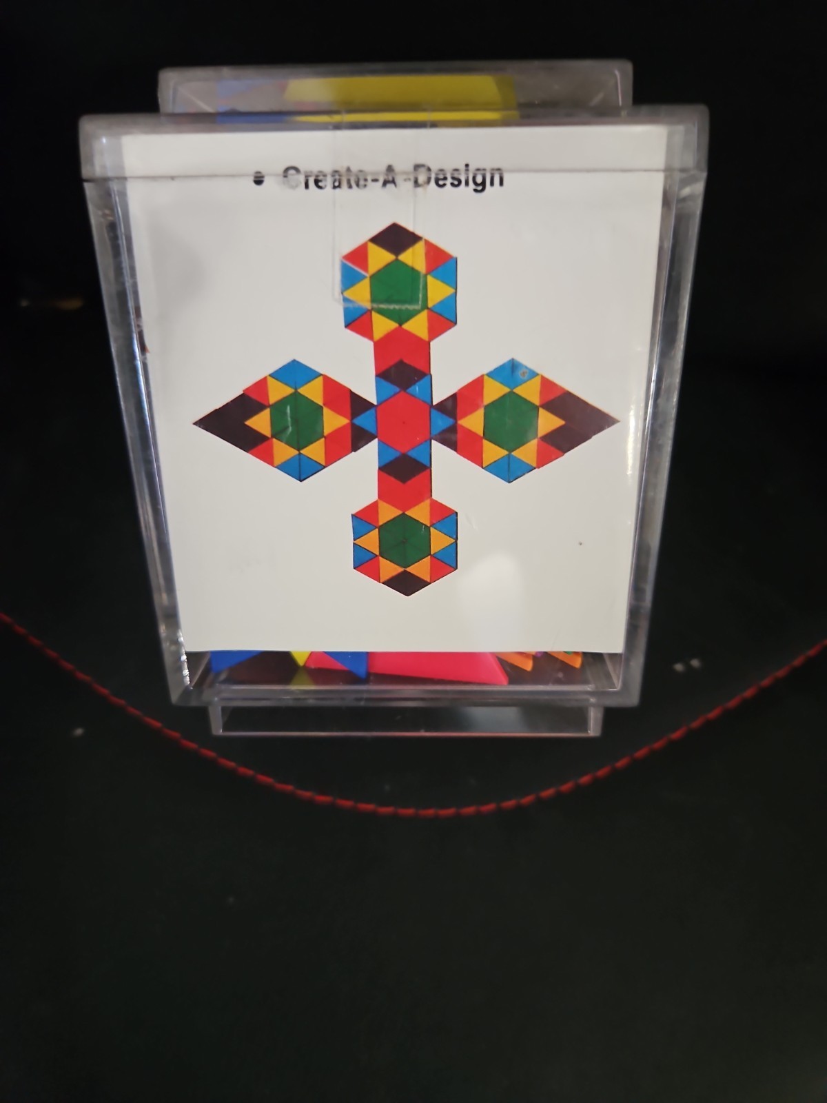 Tri-Mosaic Dinsdale Products Educational Puzzle Game 144 Pieces 1989